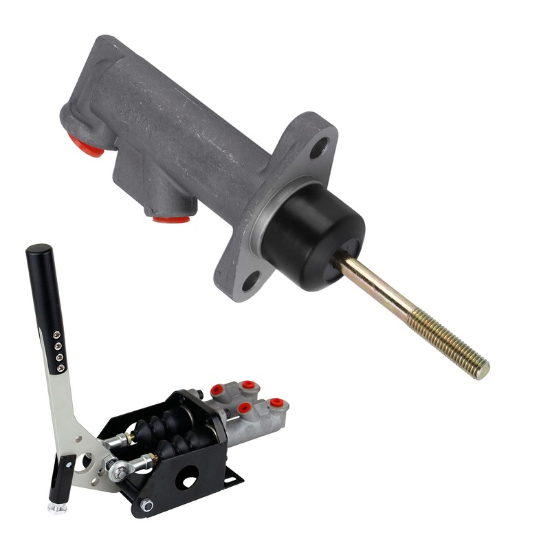 Clutch Master Cylinder 0.625 Bore Hydraulic Handbrake Pump Aluminum Alloy