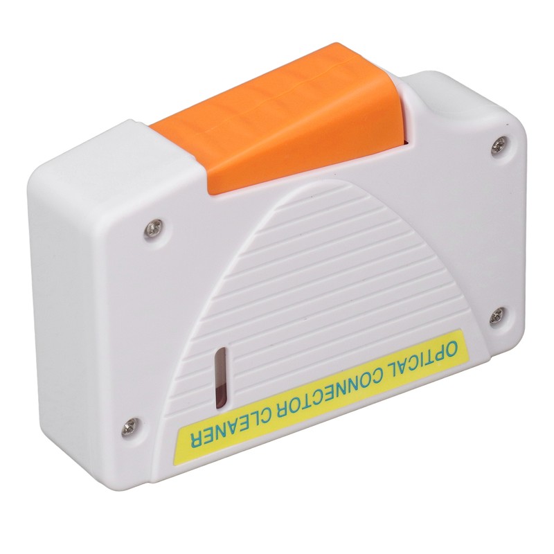 White Fiber Optic Cleaning Box Lightweight SC FC ST LC