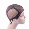 Peluca de encaje doble para hacer pelucas con correas ajustables