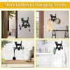 OwnMy Cast Iron Cat Key Holder Decorative Wall Coat Hooks