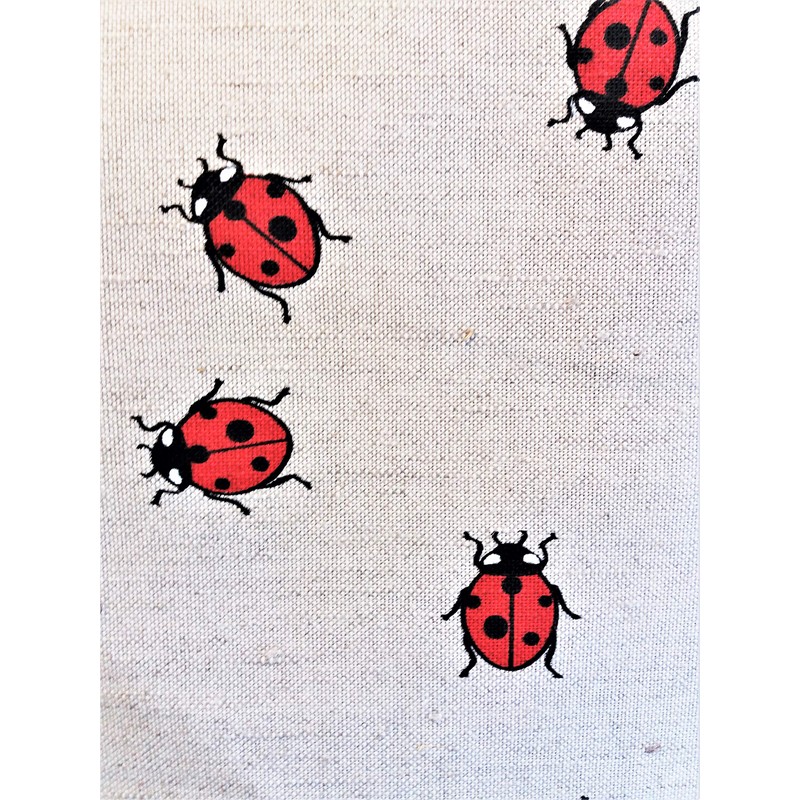 Linen Cotton Peg Bag Peg Storage Clothespin Bag Lady Birds