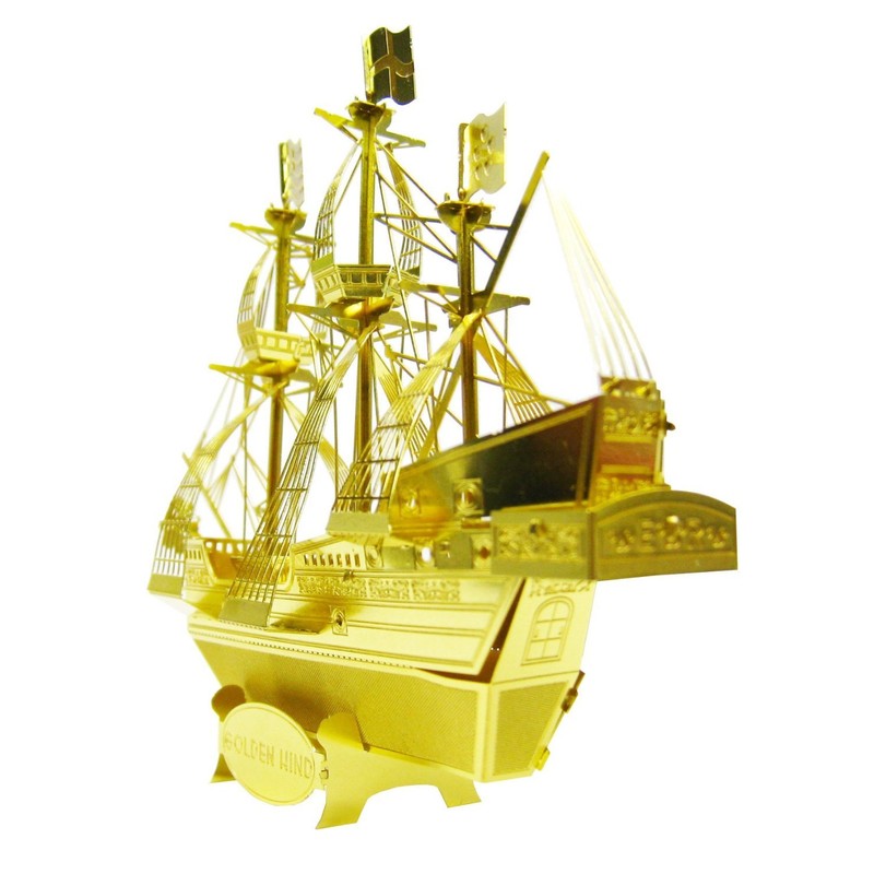 メタリックナノパズル ゴールドシリーズ ゴールデン・ハインド号
