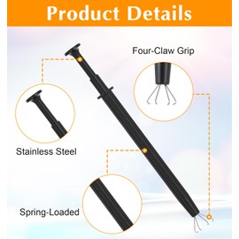 Septum Ball Screw Tool, 3 Pcs Piercing Ball Grabber, Piercing Screw on Tool for Changing Jewelry, Tiny Objects (Silver, Black)