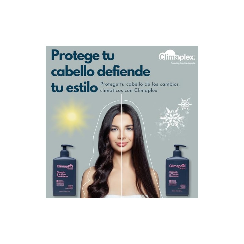 CLIMAPLEX Acondicionador Fuerza y Volumen 400ml