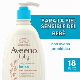 Aveeno Baby Daily Moisture Lotion, Fragrance Free, 18 Ounce
