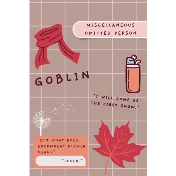 Goblin, Guardian: The Lonely and Great God Notebook, 100 page