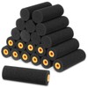Leriton 20 Pcs 4 Inch Black Foam Paint Roller High