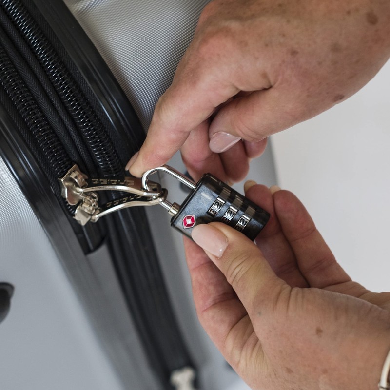 navig8 TSA Luggage Padlocks - TSA Approved - Essential for