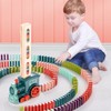 60 Pcs Domino Train Blocks Set Automatic Laying Electric Train