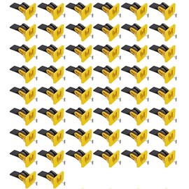 Fliesen-Nivelliersystem, 50 Stück, 1,5 mm, wiederverwendbare Fliesen-Nivellierer, Abstandshalter, Flieseninstallationswerkzeug für Gebäude, Wände, Böden