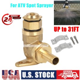 MotiveMystique Boomless Sprayer Nozzle For ATV Lawns Spot Sprayer - Up to 31FT 360° rotatable