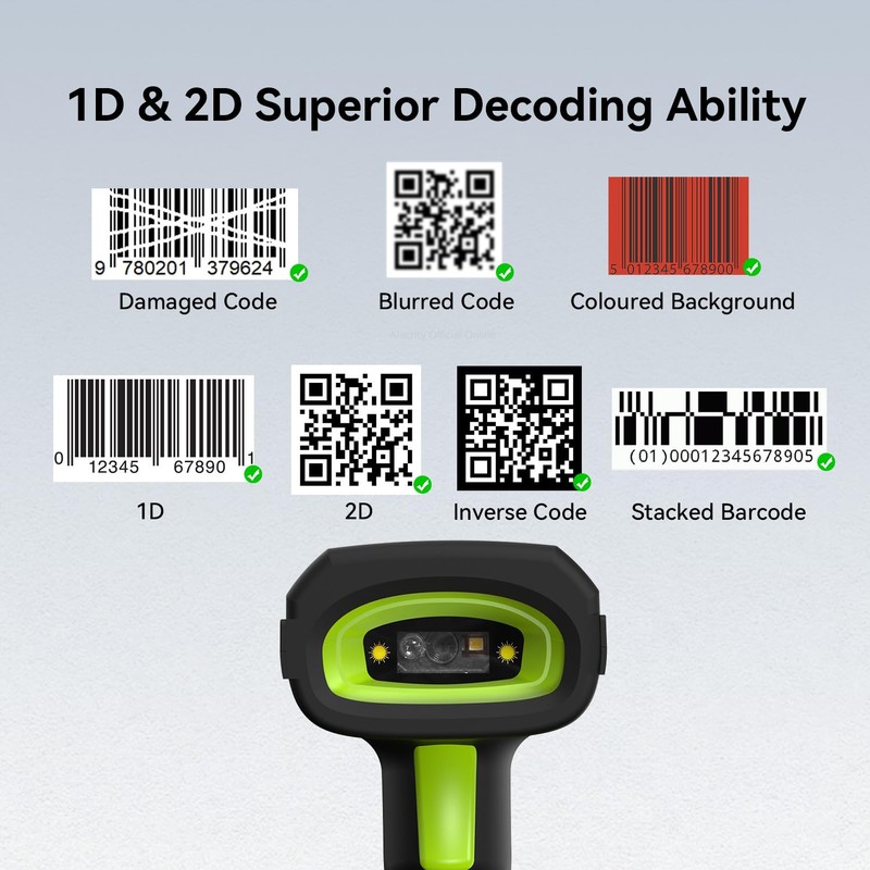 Alacrity DPM Industrial Barcode Scanner, 1D 2D & Direct Part