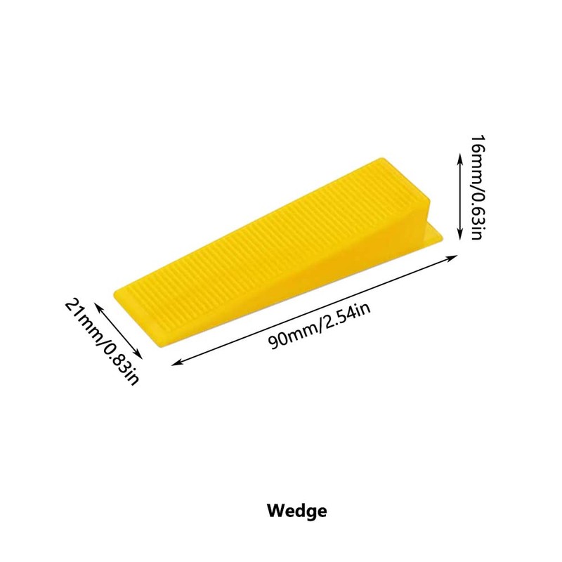 Tile Leveling System, Wall Tile Leveling Tool, 100PCS Resuable Wedges