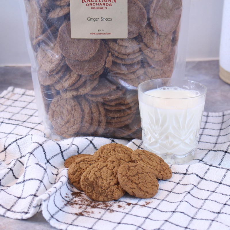 Kauffman Orchards Ginger Snap Cookies, Bulk 3.5 Pound Bag