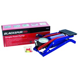 Blackspur BB-FP101 Single Cylinder Foot Pump with Gauge