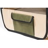 Pawer 45”×24” 8-Panel Foldable Pet Playpen, Olive+Beige, Personalize Embroidery Extra