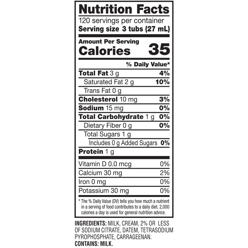 Nestle Carnation Coffee Creamer Half and Half, Made with Real