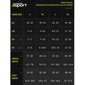 Relaxsan 806 (Black/Green, L) Compression Socks Women and Men, Sport and Running, 15-20 mmHg, Made in Italy