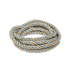 HedongHexi - Cuerda de cordón trenzado de 10 yardas, 8 mm, cuerda de hilo trenzado de nailon para decoración del hogar, manualidades y manualidades de disfraces (azul mezclado)