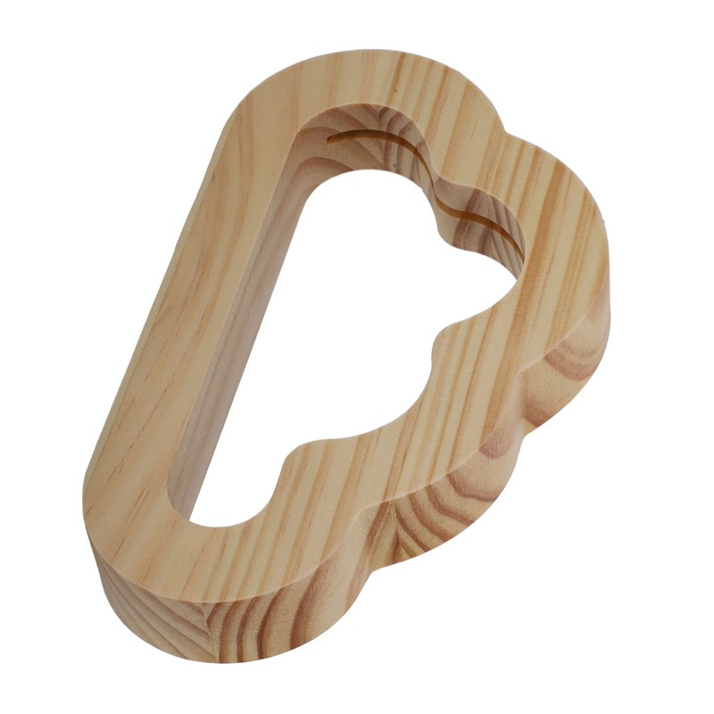 Wood Carving Lamp Wooden Hollow Design USB Powered Embedded 3D