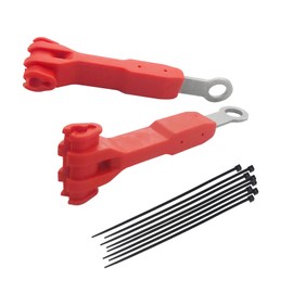 Timilge 1101255 Front Brake Line Anchor Brake Hose Bracket Separator for 2007-2023 Wrangler JK JL Unlimited 2 4 Doors (RED)