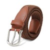 Monopa Kids Elastic Braided Belt - Pin Buckle Stretch Golf