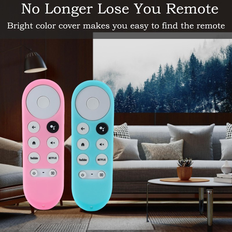 2Pack Gavyqier Remote Cover Compatible with 2020 Chromecast with Google