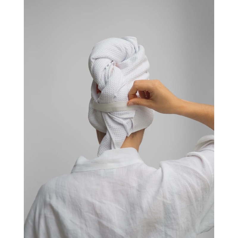 STRAAND Woven Microfibre Hair Towel