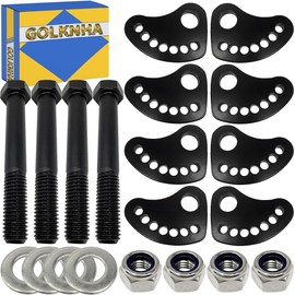 GOLKNHA ±1.5 Degree Camber Lock Alignment Fix & Upper Arm Cam Bolt Kit Compatible with Silverado Sierra Silverado 3500 2500 1500 1999-2019