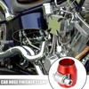 X AUTOHAUX 5 Pcs AN4 Hex Car Hose Finisher Flexible