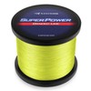 KastKing Superpower - Línea de pesca trenzada, amarillo, 80 libras,