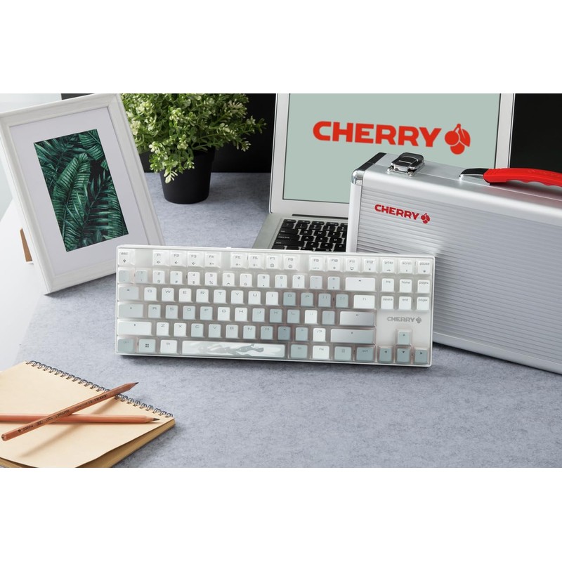 Cherry MX 8.2 TKL Wireless Gaming Keyboard XAGA Edition. (White,