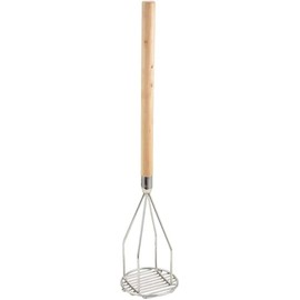 Winco Round Potato Masher, 5-Inch,Silver,Medium