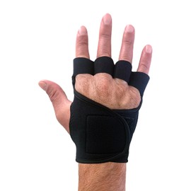G-360 Men's G3 Non-Slip Grip Bodybuilding Gloves (Black Lava, Medium)