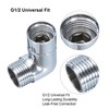 sourcing map Shower Shut Off Valve, G1/2 Brass Shower Flow