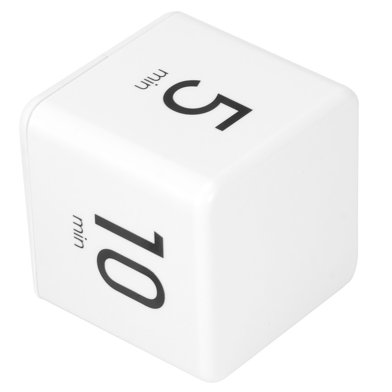 Gravity Sensor Cubic Digital Timer with Display Time Management for