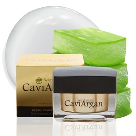 Essence Of Argan Caviargan Facial Moisturizer for Women, Face Cream with Caviar, Hyaluronic Acid, Argan Oil, Retinol, Matrixyl & Botanicals,(1fl.oz/30ml)