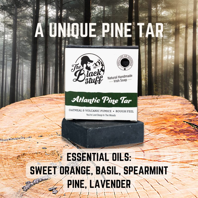 The Black Stuff All Natural Organic Soap Bar - Pack