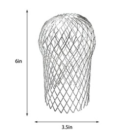 EBaokuup 8 Pack Gutter Downsport Guards - 3.5 Inch Expandable Aluminium Filter Strainer, Gutter Downspout Protectors for Preventing Blockage Leaves Debri