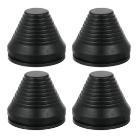 QUARKZMAN Pack of 4 Cable Grommets Tower Shaped 50 mm 1.96 Inch Bore Hole, Rubber Plugs Rubber Grommets Cable Guide Tower Shaped Rubber Seals Set for Machines, Cables, Wire, Plugs