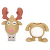 USB Flash Drive Lightweight Portable Safe Reliable Exquisite PVC Christmas