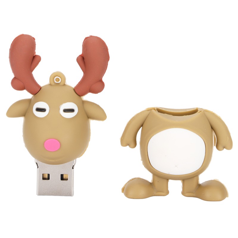 USB Flash Drive Lightweight Portable Safe Reliable Exquisite PVC Christmas