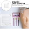 Beavorty Acrylic Eyelash Display Board Transparent Eyelash Tray for Extensions