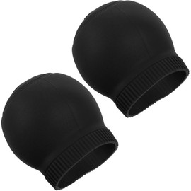 2 piezas Cubierta Palanca Cambios Manual Silicona Antideslizante Resistente Desgaste para Coche Negro