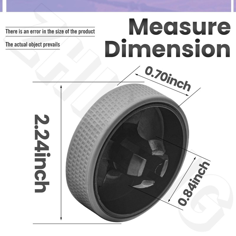 Upgraded Replacement Wheel Fits for Ryobi PCL720K PBLSV716K Cordless Stick