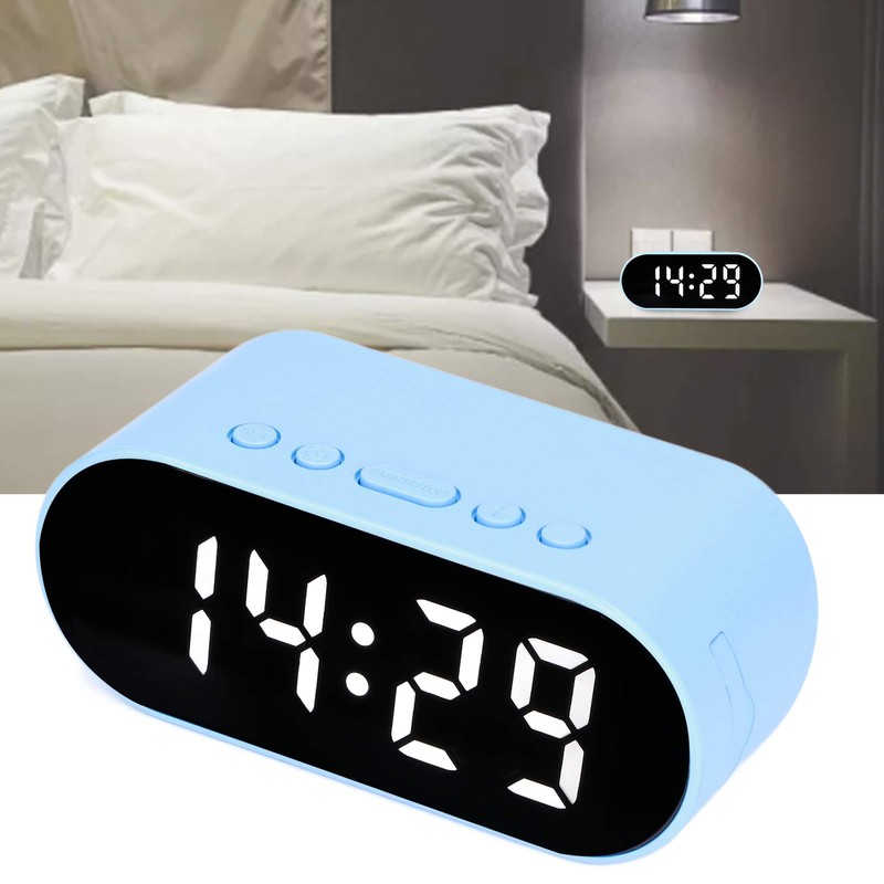 Alarm Clock LED Screen Temperature Display Simple Digital Desk Clocks
