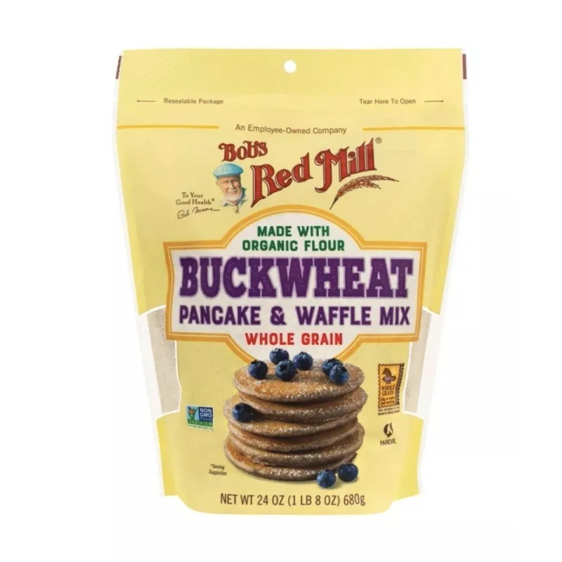 Bob's Red Mill Pancake & Waffle Mix, Buckwheat, 24 oz
