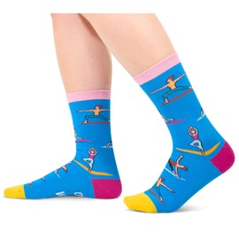 Zmart Funny Yoga Gifts For Yoga Lover, Yoga Gifts For Yoga Instructor, Yoga Teacher Gifts, Yoga Socks For Women, Yogi Gifts Meditation Gifts