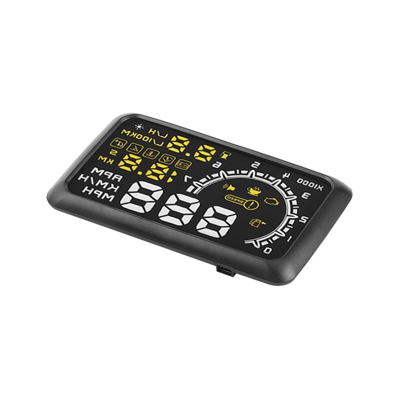 Head Up Display 5.5'' Screen Car HUD OBDII Interface Fuel