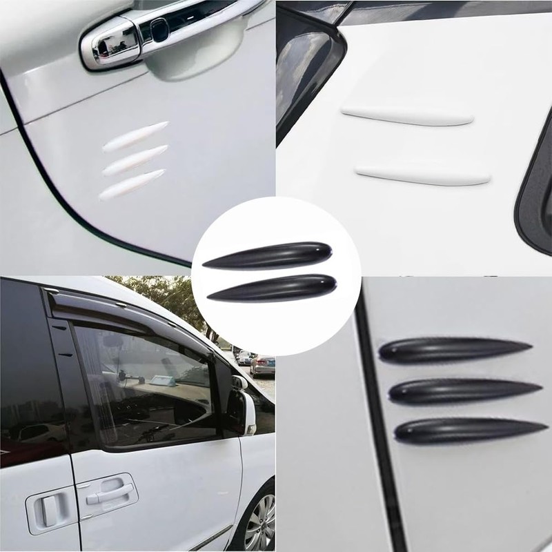 YUWENW Vortex Generator Car 12-Piece Set Universal Door Wind Noise